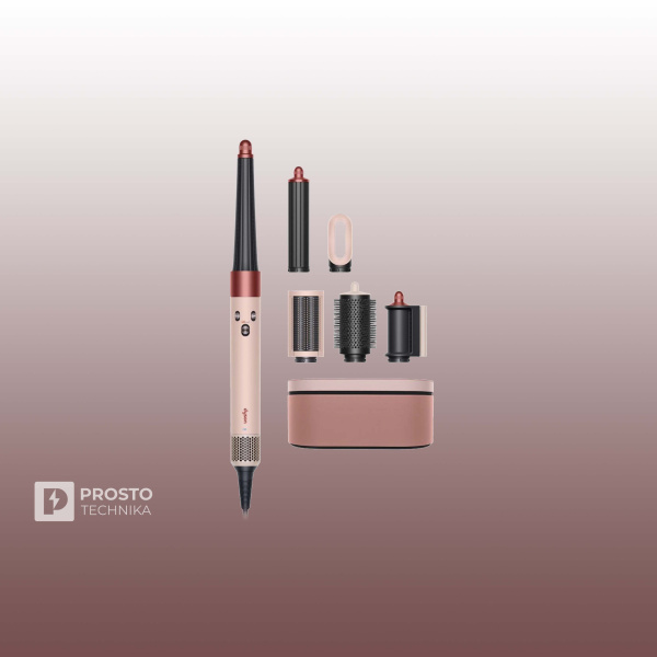 Стайлер Dyson Airwrap i.d. Long HS08 Straight+Wavy розовый (Kanzan Pink)